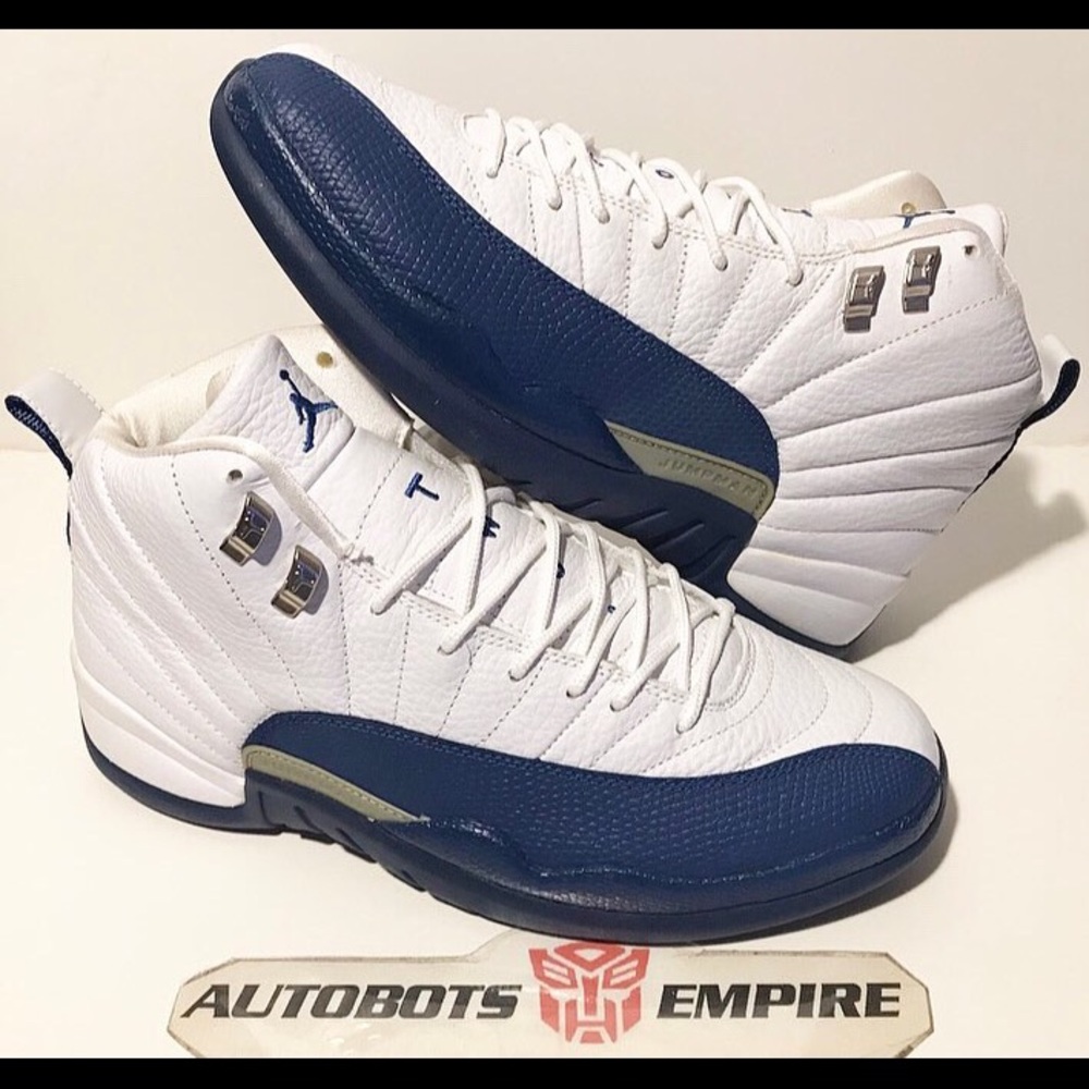 NEW DS 2004 NIKE AIR JORDAN 12 XII FRENCH BLUE Sz 10 Supreme I III IV VI VII XI - Picture 2 of 14